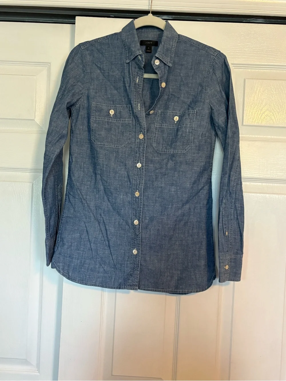 J. Crew Light Blue Chambray Shirt